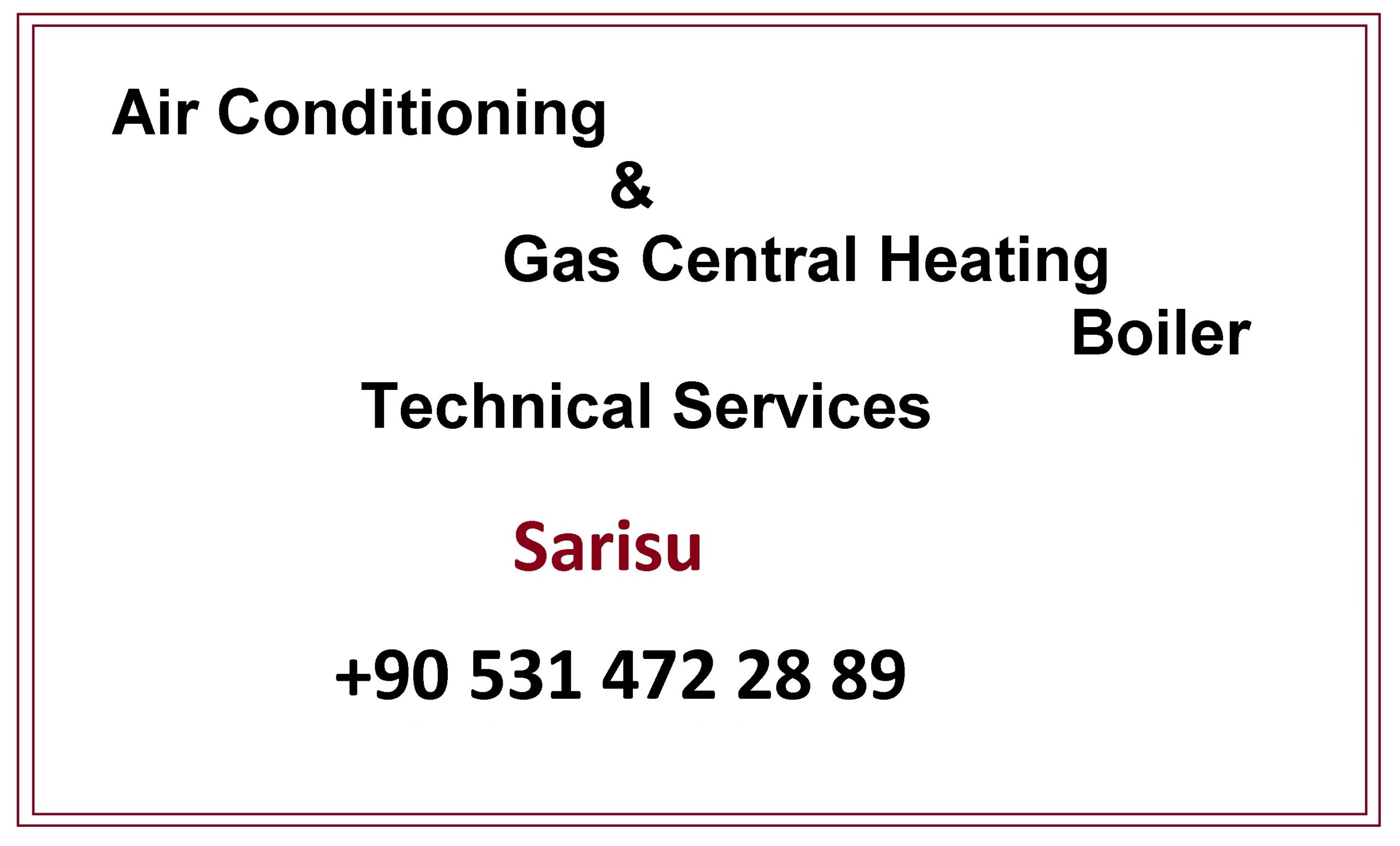 Air Conditioning, Gas Central Heating TS in Sarisu
