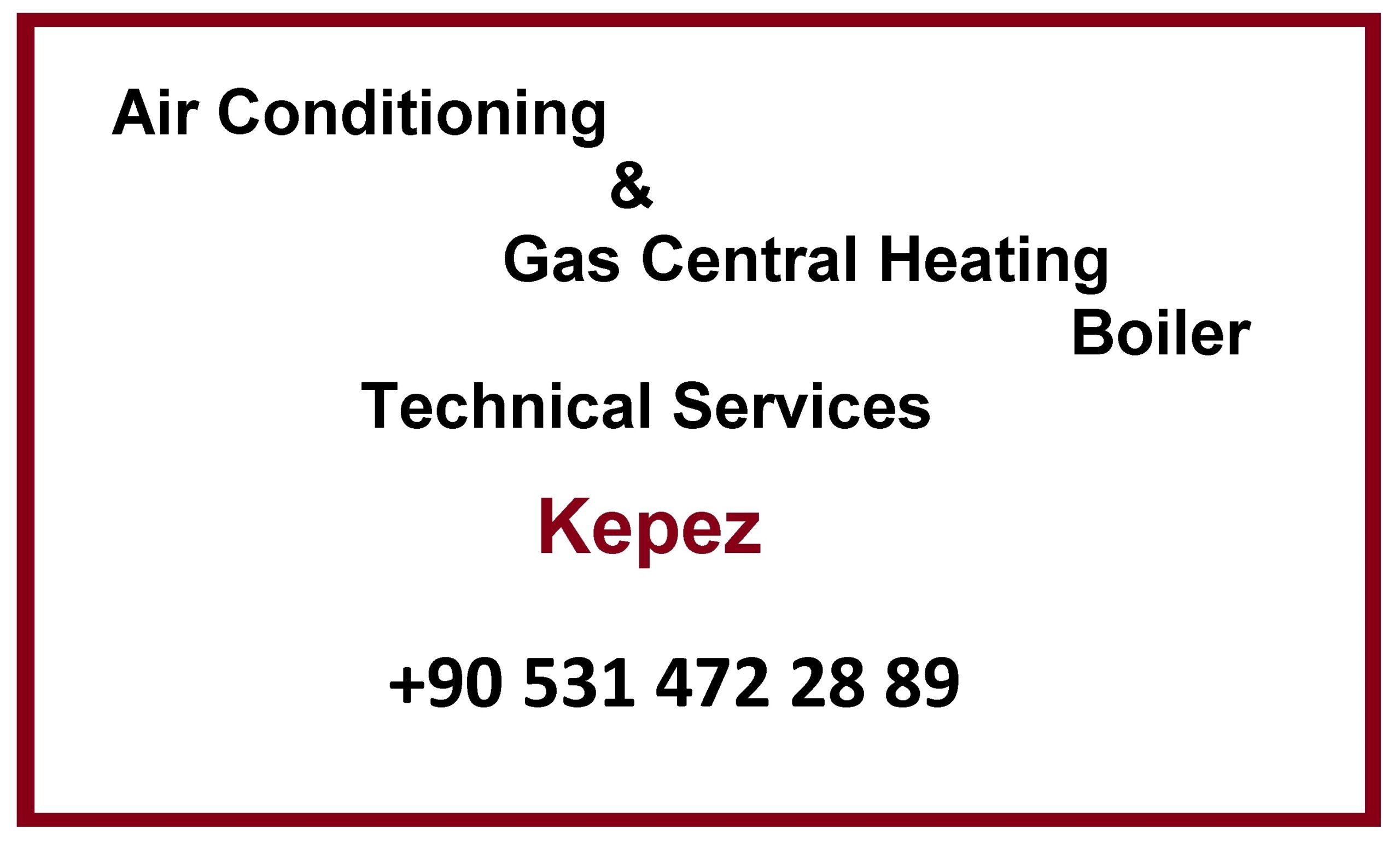 Air Conditioning, Gas Central Heating TS in Kepez