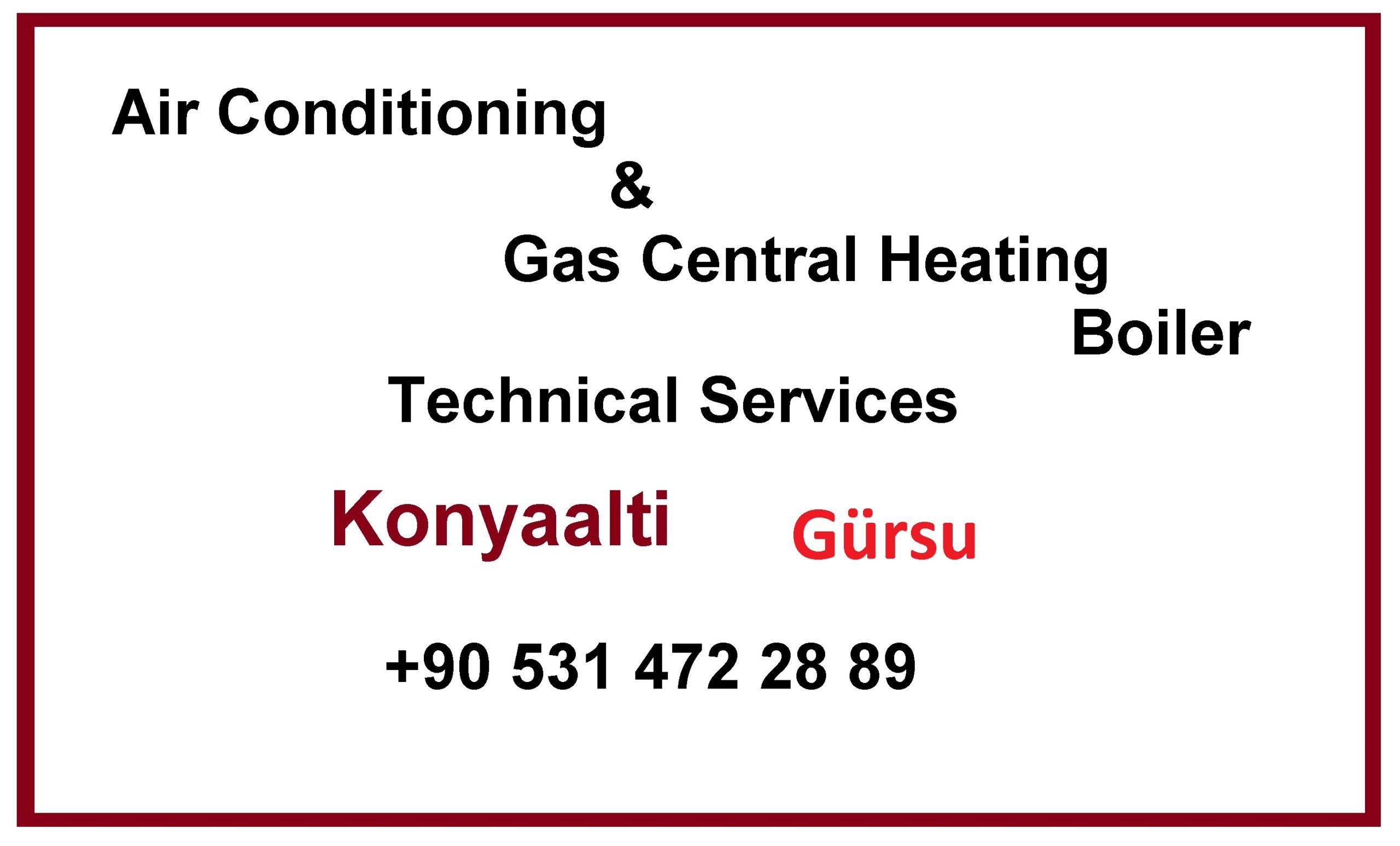 Air Conditioning, Gas Central Heating TS in Gürsu